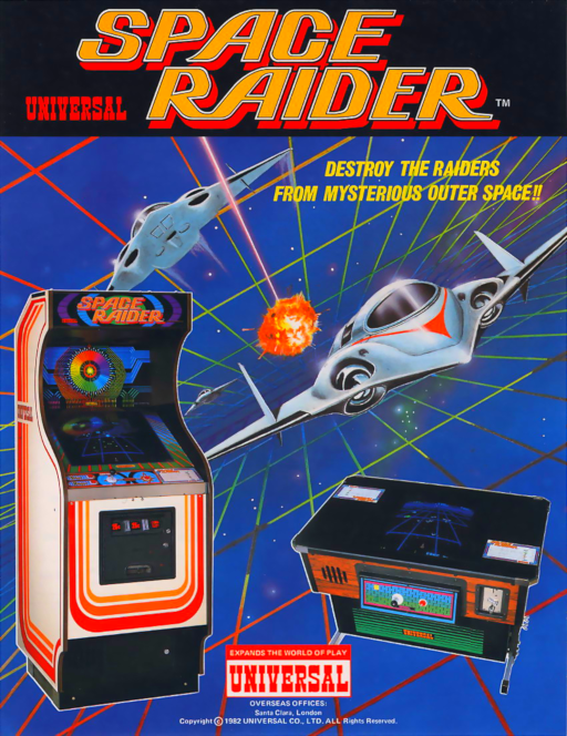 Space Raider Arcade Game Cover